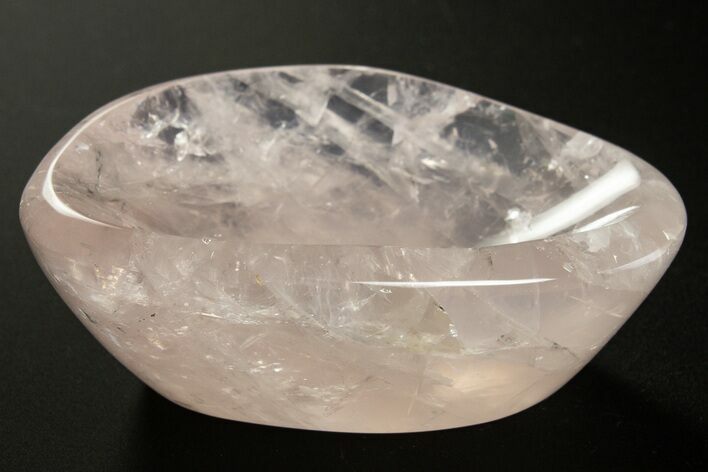 Polished Rose Quartz Dish #336885